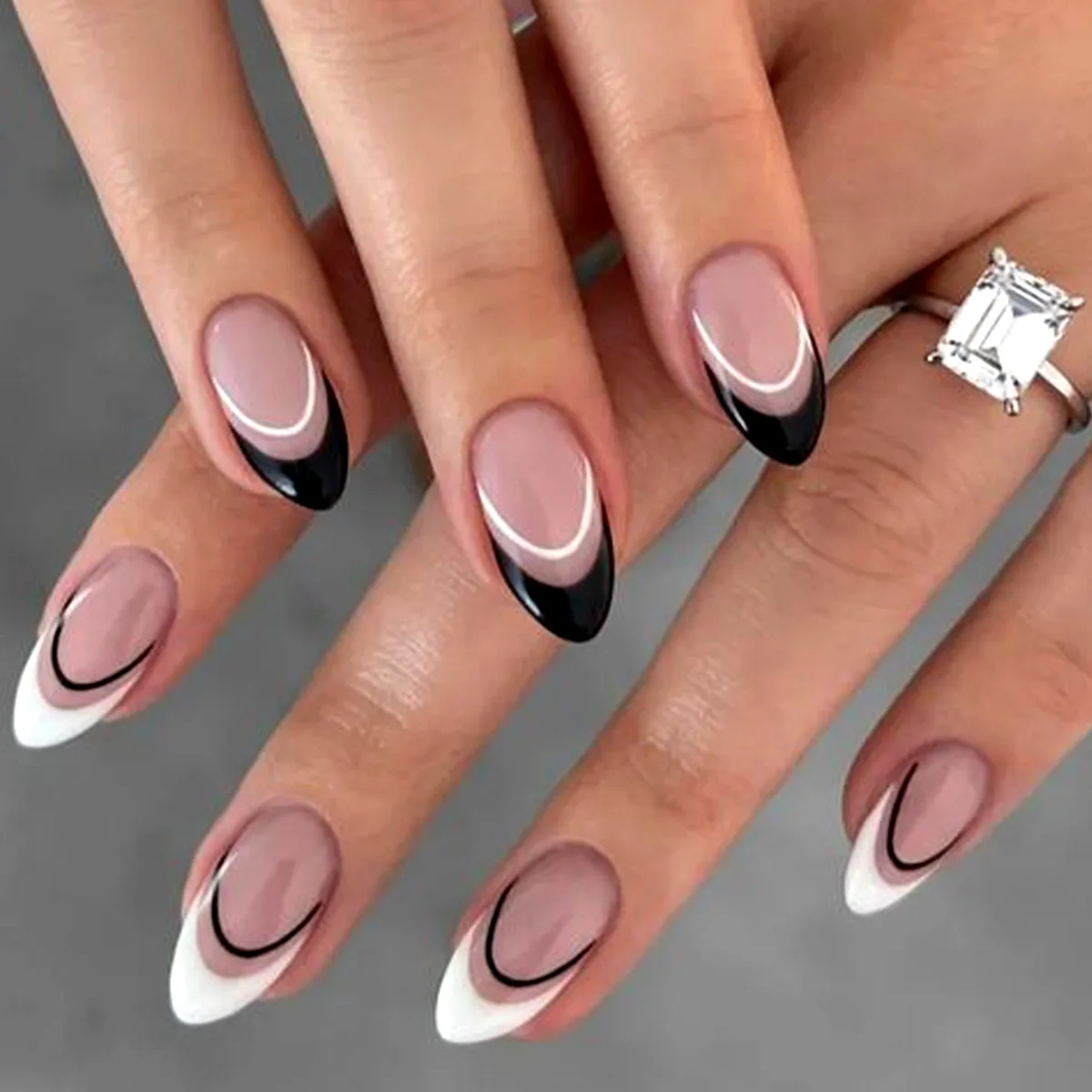 French Almond Press On Nails - Image 5