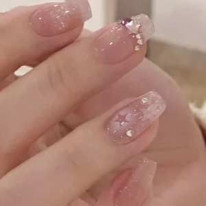 Glitter Diamond Press On Nails
