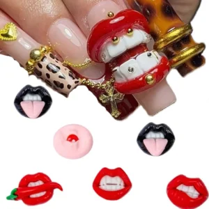 3D  Nail Charms Sweet Lover Heart Design Jewelry Nails Art